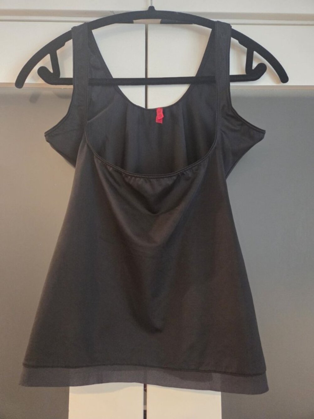 Spanx XL Black Boostie-Yay! Under-Bust Slimming Tank Camisole WYOB Shapewear